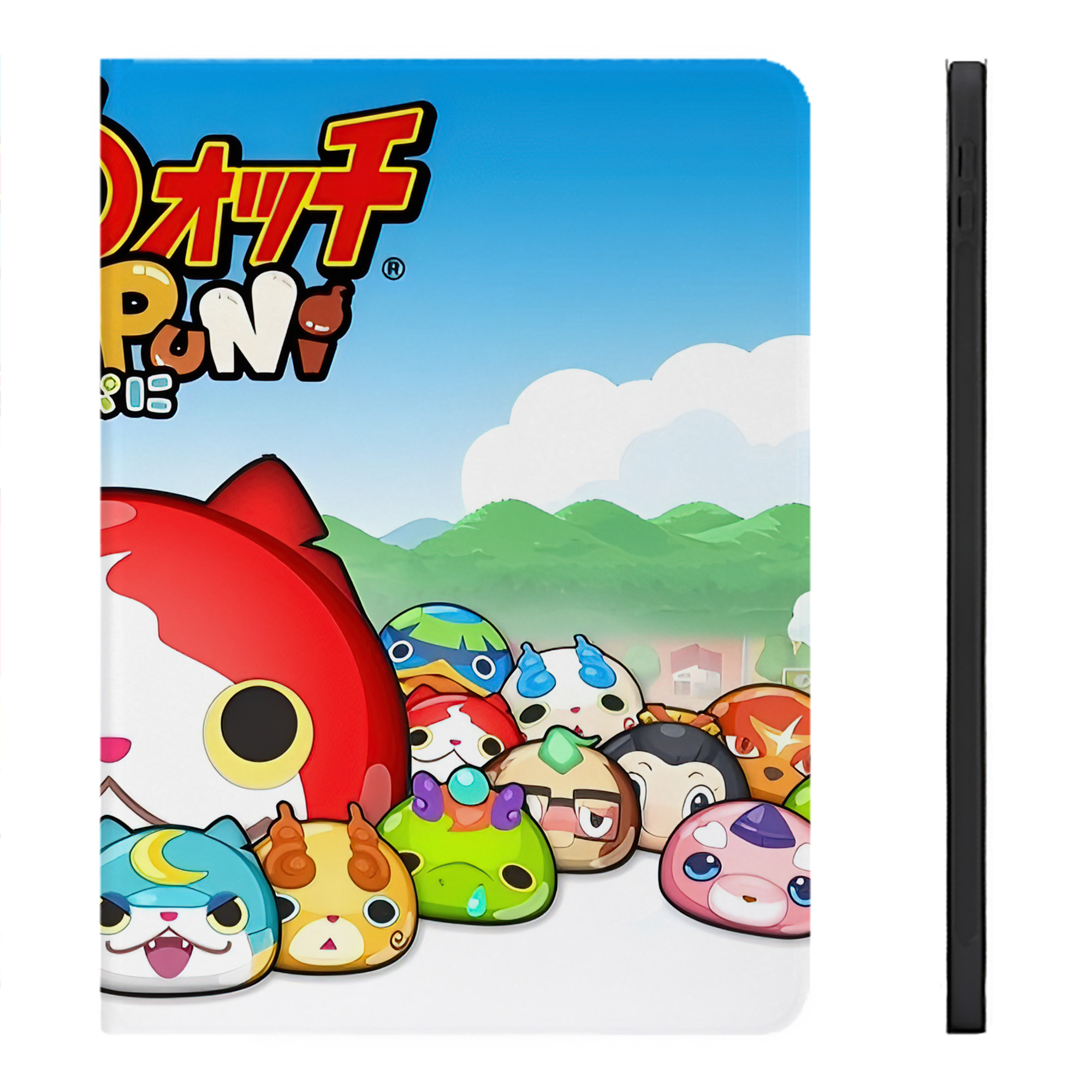 （画像用） 妖怪ウォッチ Yo-kai Watch IPadケース ペンホルダー付き ブックスタイルデザイン